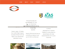 Tablet Screenshot of oneworldtravel.com.au